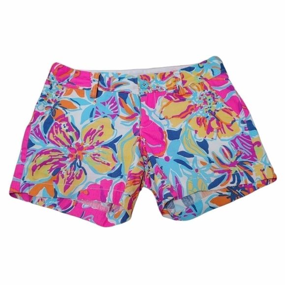 LILLY PULITZER MULTICOLOR CALLAHAN SHORT - Picture 1 of 8